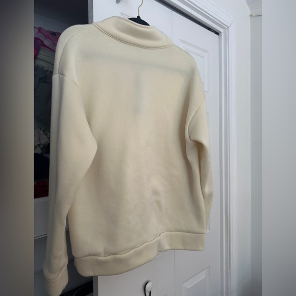 Pale Yellow Amazon Essentials Quarter-Zip - Picture 2 of 2
